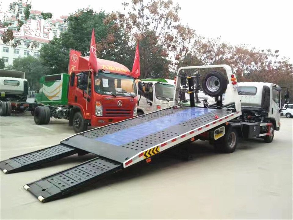 大運奧普一拖二清障車