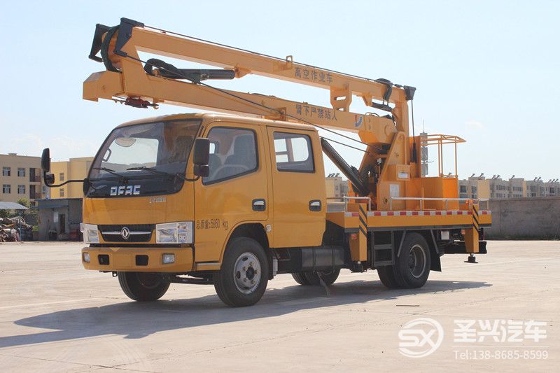 東風多利卡雙排座16米高空作業(yè)車