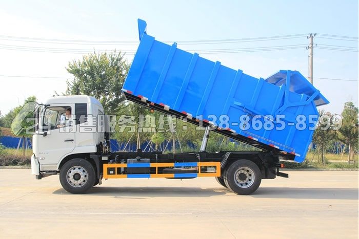 國六東風天錦對接式垃圾轉(zhuǎn)運車