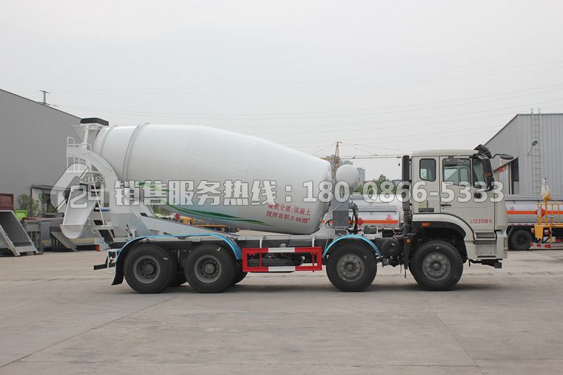 重汽豪翰8x4攪拌車(chē)14方
