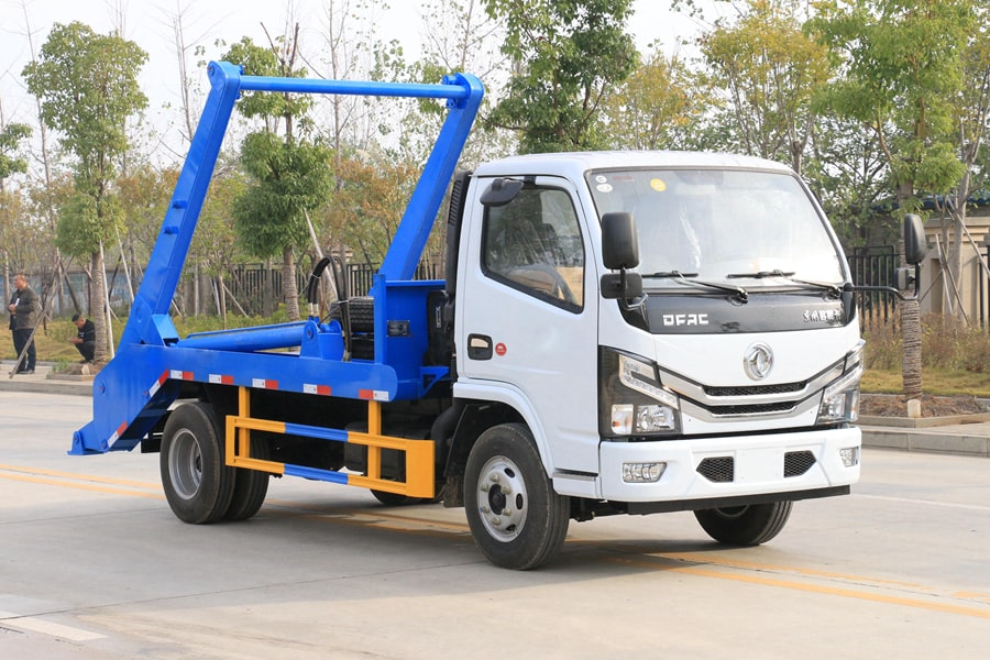 國(guó)六-東風(fēng)多利卡3噸擺臂垃圾車