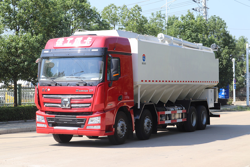 國六-徐工漢風(fēng)G7散裝飼料運輸車48方