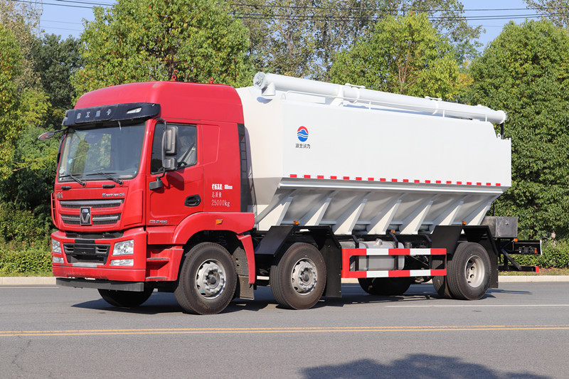 國六-徐工漢風(fēng)G5前四后四飼料運輸車30方