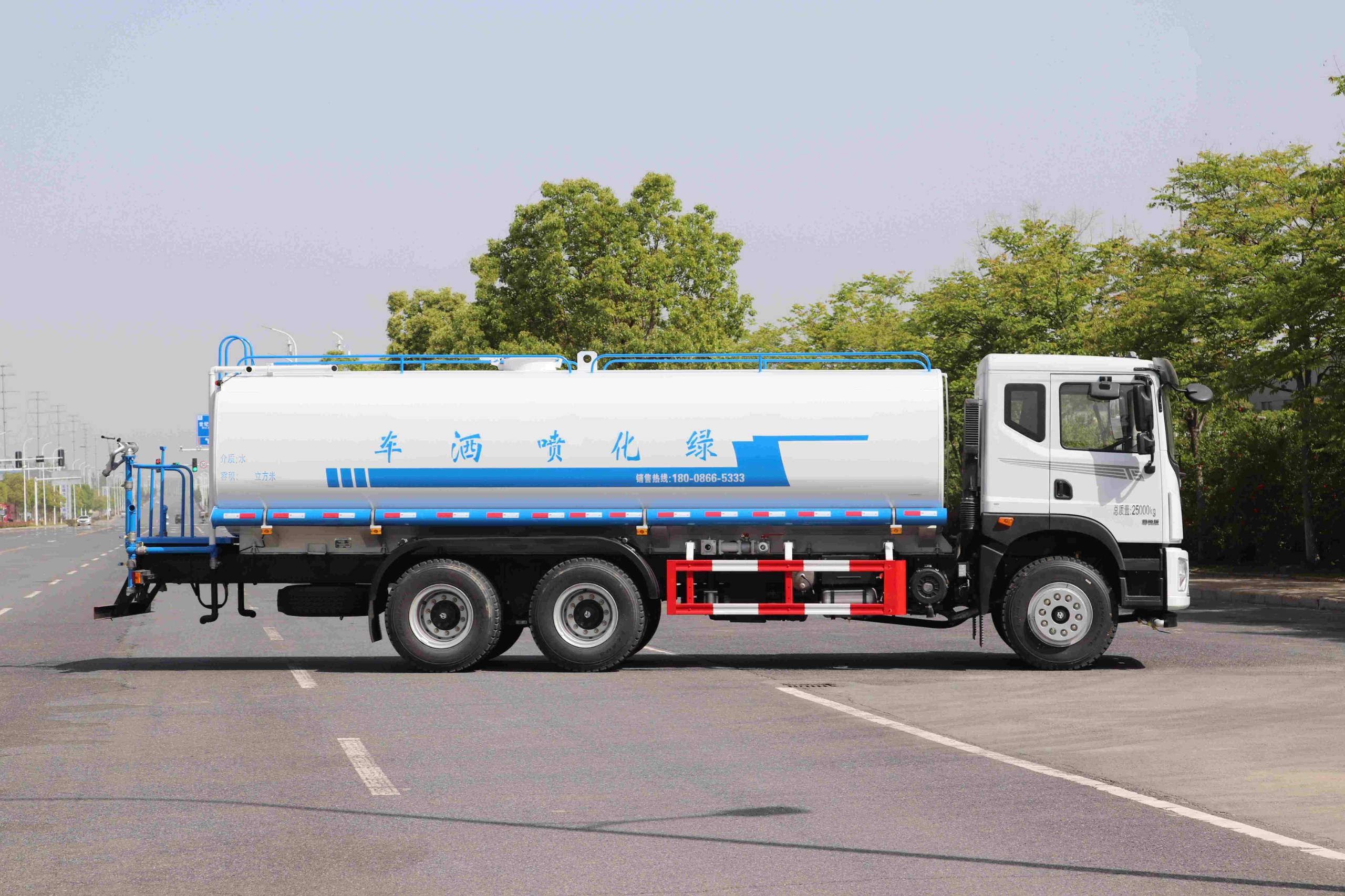 東風(fēng)華神T5后雙橋灑水車22方