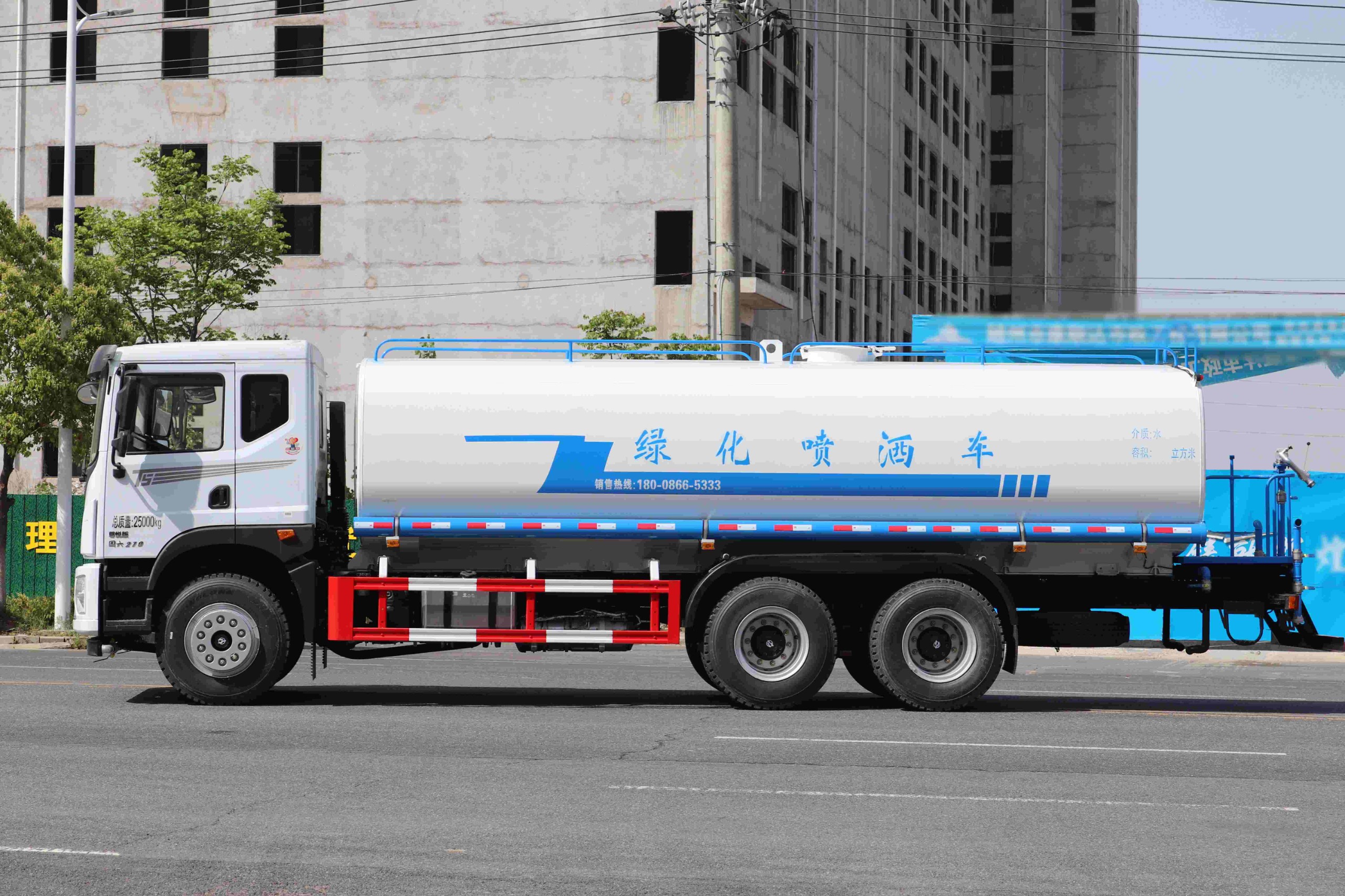 東風(fēng)華神T5后雙橋灑水車22方